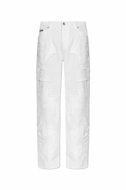 Dolce & Gabbana WHITE Jeans with stitching