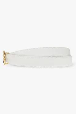 Dolce & Gabbana WHITE Leather belt