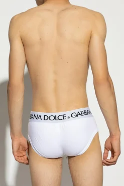 Dolce & Gabbana WHITE Logo briefs 2-pack