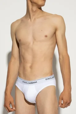 Dolce & Gabbana WHITE Logo briefs 2-pack