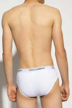 Dolce & Gabbana WHITE Logo briefs 2-pack