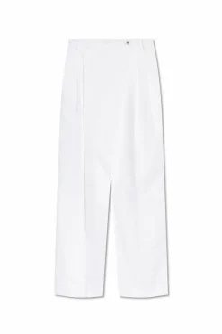 Dolce & Gabbana WHITE Pleated Trousers