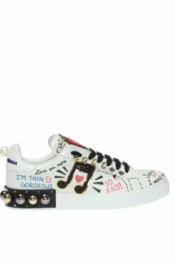 Dolce & Gabbana WHITE Printed sneakers