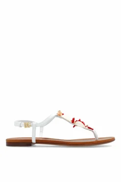 Dolce & Gabbana WHITE Sandals with appliquƩs