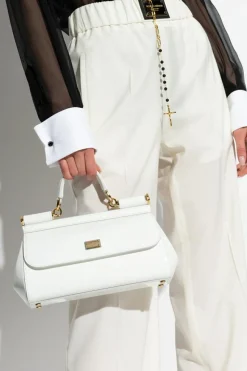 Dolce & Gabbana WHITE Sicily Shoulder Bag
