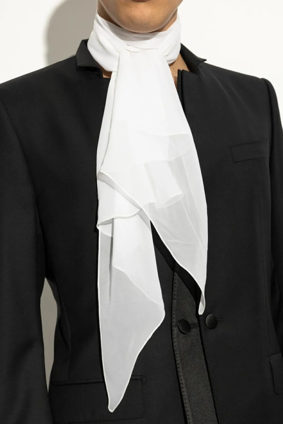 Dolce & Gabbana WHITE Silk Scarf