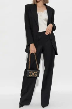 Dolce & Gabbana WHITE Silk pyjama top