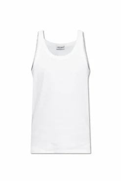 Dolce & Gabbana WHITE Tank top with logo