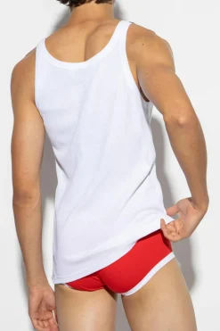 Dolce & Gabbana WHITE Tank top with logo
