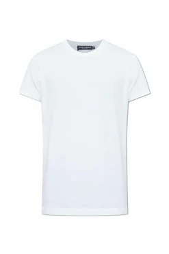 Dolce & Gabbana WHITE T-shirt with embroidered logo