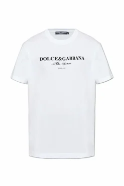 Dolce & Gabbana WHITE T-shirt with printed logo