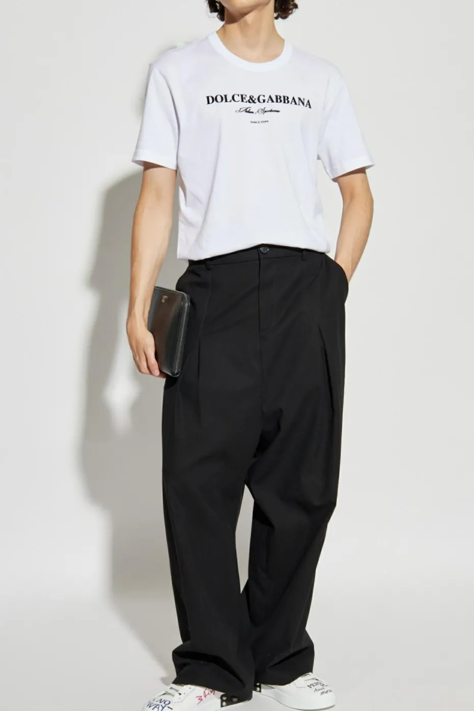 Dolce & Gabbana WHITE T-shirt with printed logo