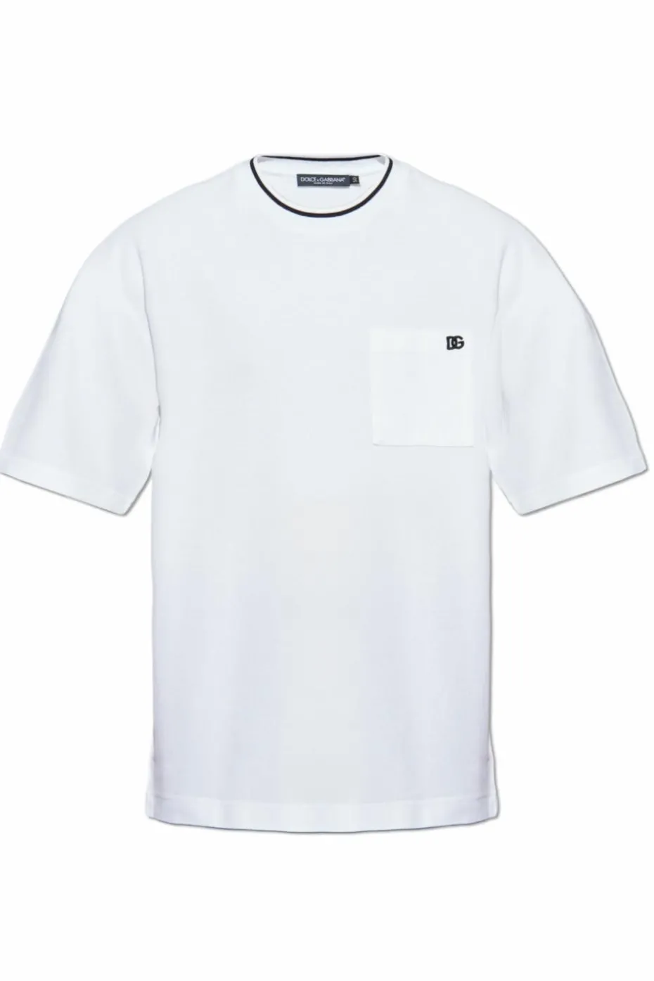 Dolce & Gabbana WHITE T-shirt with pocket