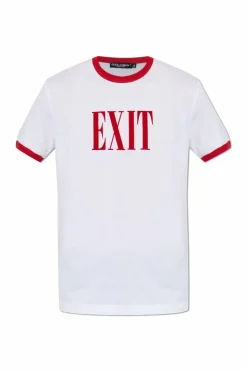 Dolce & Gabbana WHITE T-shirt with logo
