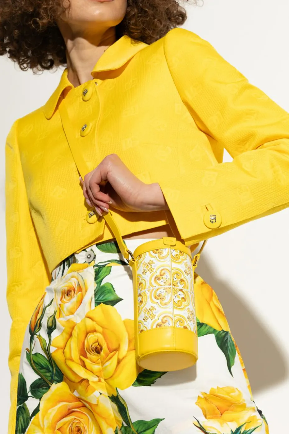 Dolce & Gabbana YELLOW Bag with a bottle strap