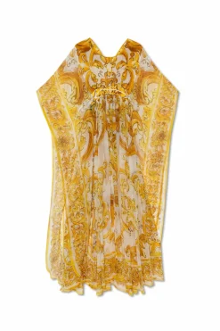 Dolce & Gabbana YELLOW Dress with Majolica print