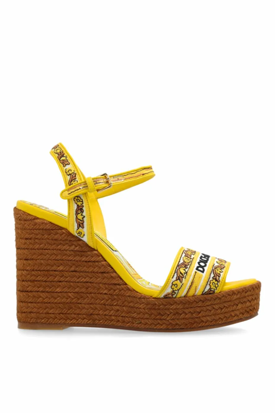 Dolce & Gabbana YELLOW Wedge sandals