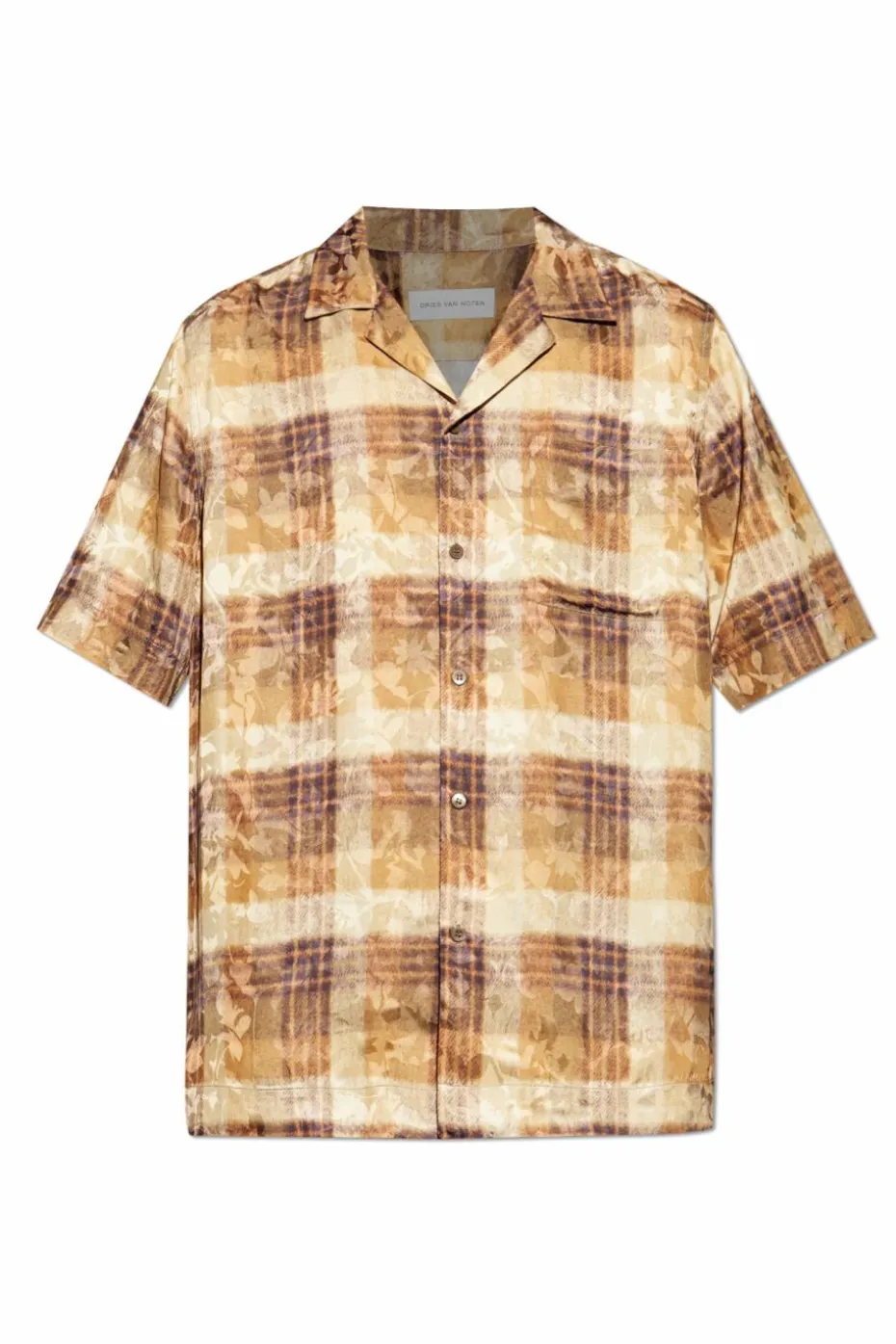 Dries Van Noten beige Shirt with pockets