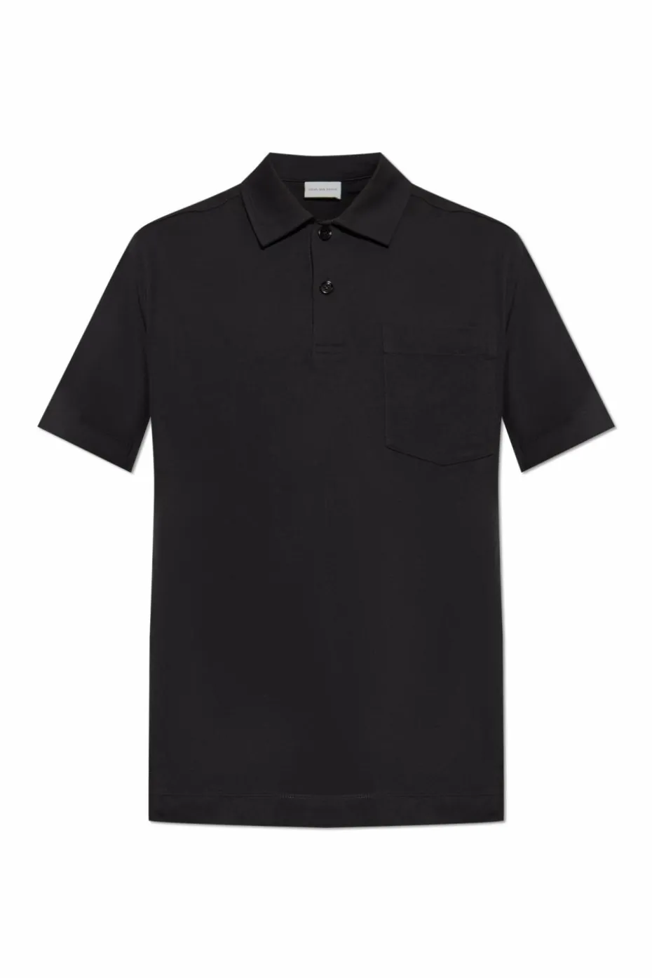 Dries Van Noten BLACK Cotton polo