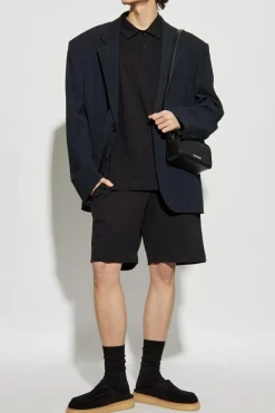 Dries Van Noten BLACK Cotton polo