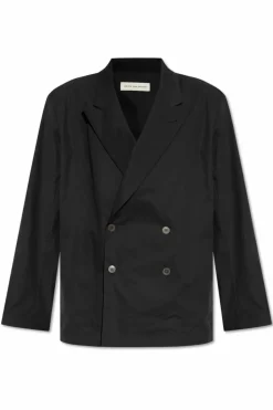 Dries Van Noten BLACK Double-breasted blazer Caplans