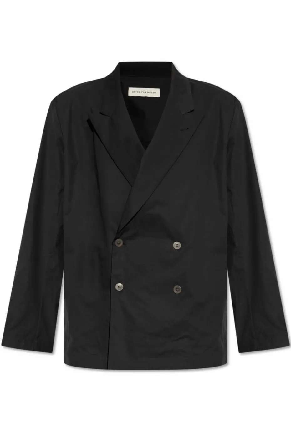 Dries Van Noten BLACK Double-breasted blazer Caplans