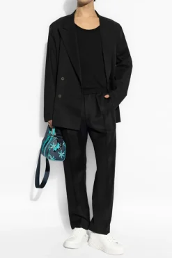 Dries Van Noten BLACK Double-breasted blazer Caplans