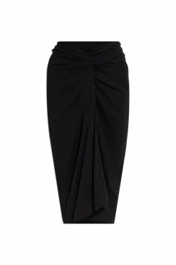 Dries Van Noten BLACK Draped Skirt