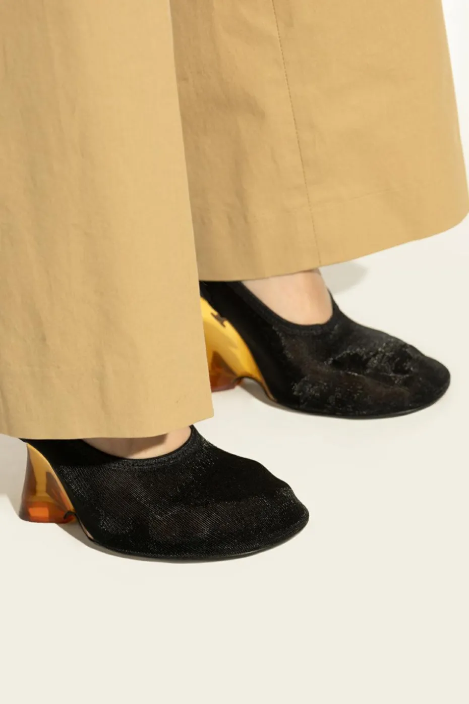 Dries Van Noten BLACK Wedge shoes