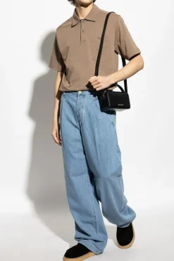 Dries Van Noten BROWN Cotton polo