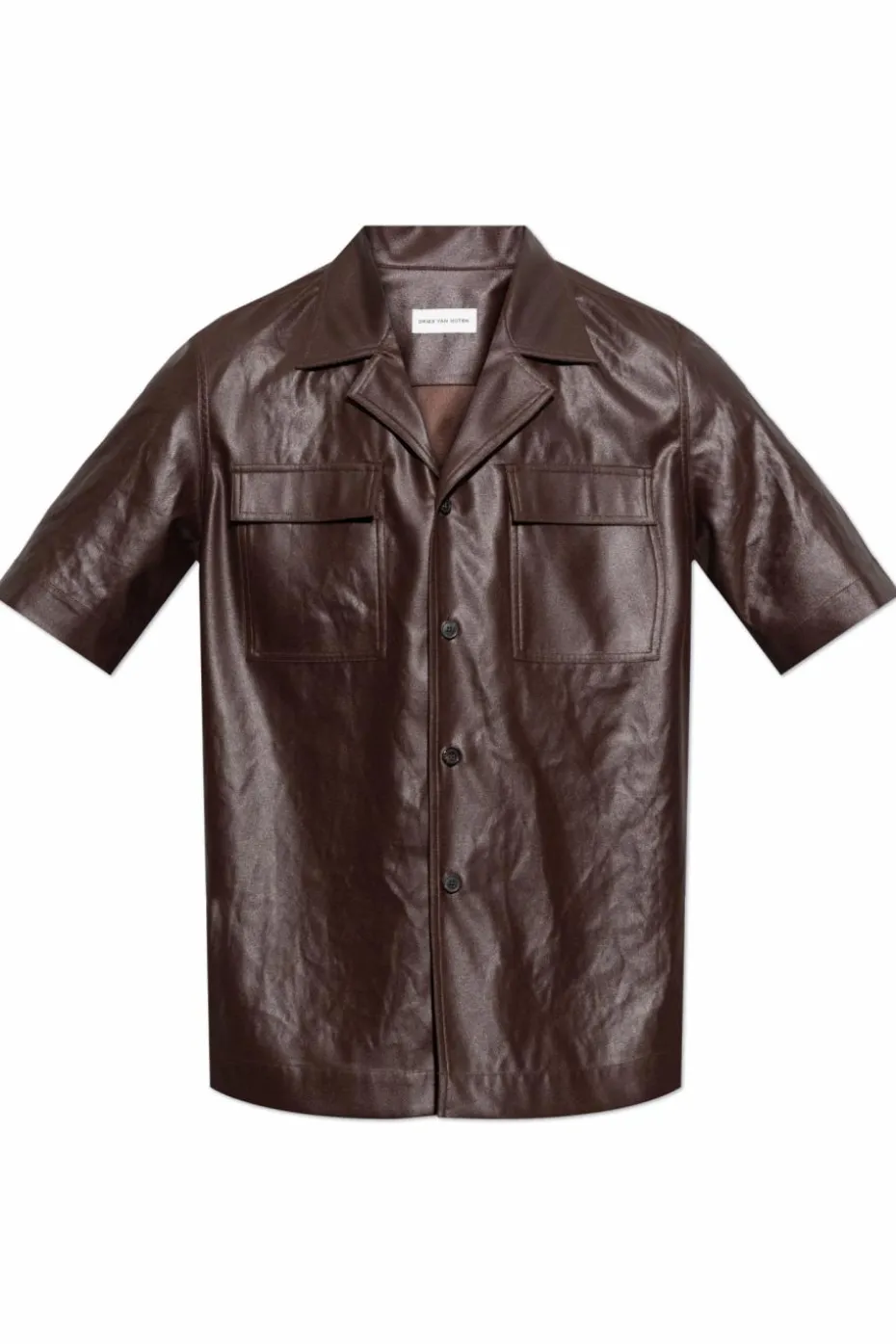 Dries Van Noten BROWN Shirt with pockets