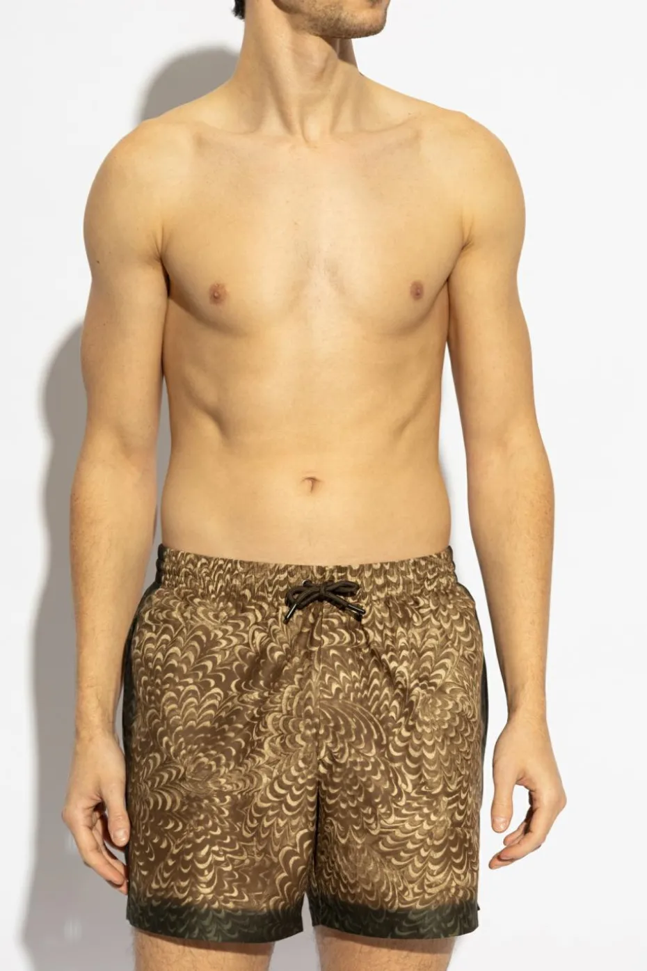 Dries Van Noten BROWN Swim trunks