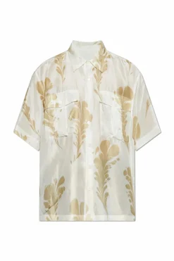 Dries Van Noten cream Silk shirt