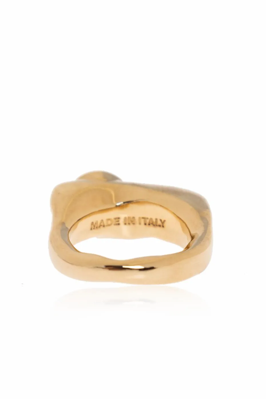 Dries Van Noten GOLD Ring with shimmering crystal