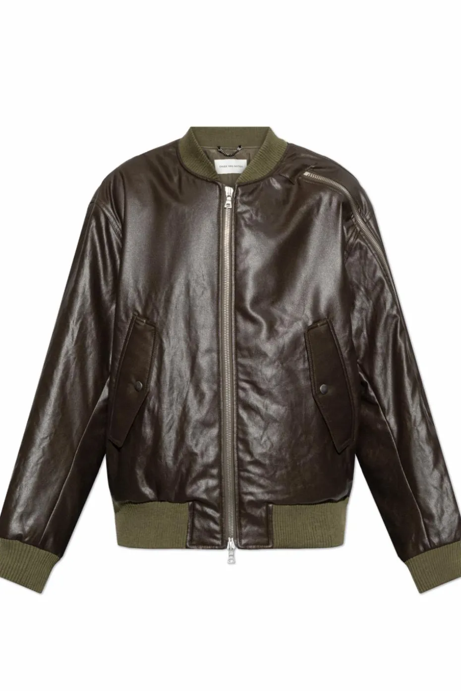 Dries Van Noten GREEN bomber type jacket