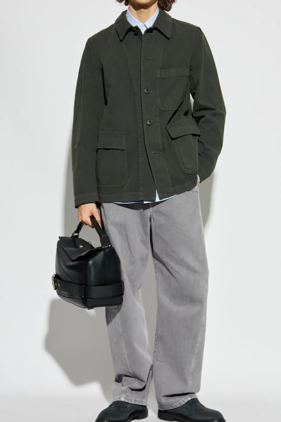 Dries Van Noten GREEN Jacket with pockets