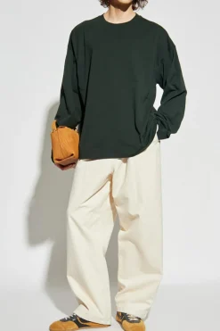 Dries Van Noten GREEN Long sleeve T-shirt