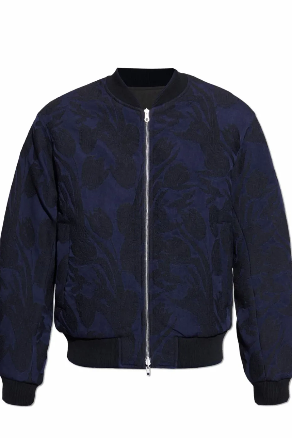 Dries Van Noten NAVY BLUE Reversible "Volker" bomber jacket