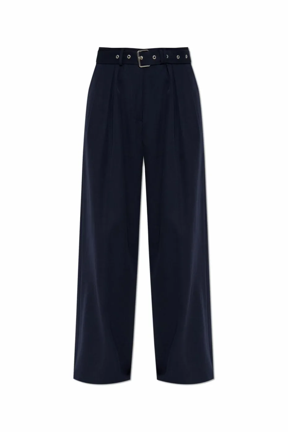 Dries Van Noten NAVY BLUE Wool Pants