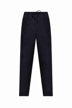 Dries Van Noten NAVY BLUE Woolen pants