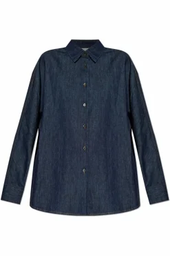 Dries Van Noten NAVY BLUE Denim shirt