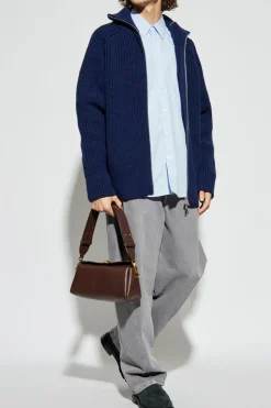 Dries Van Noten NAVY BLUE Wool sweater