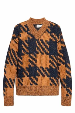 Dries Van Noten ORANGE Wool sweater