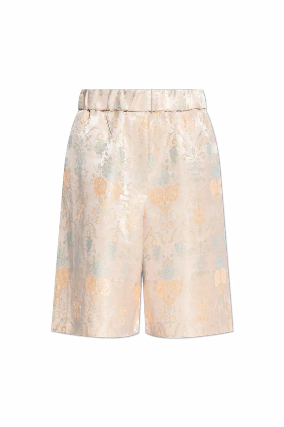 Dries Van Noten PINK Shorts with a shimmering finish