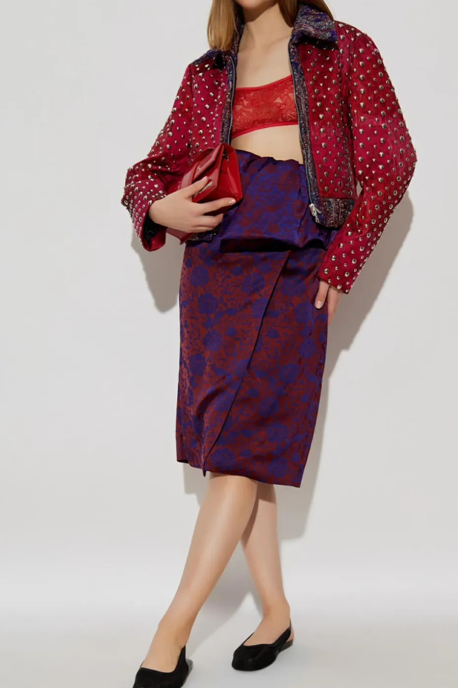 Dries Van Noten RED Lace top