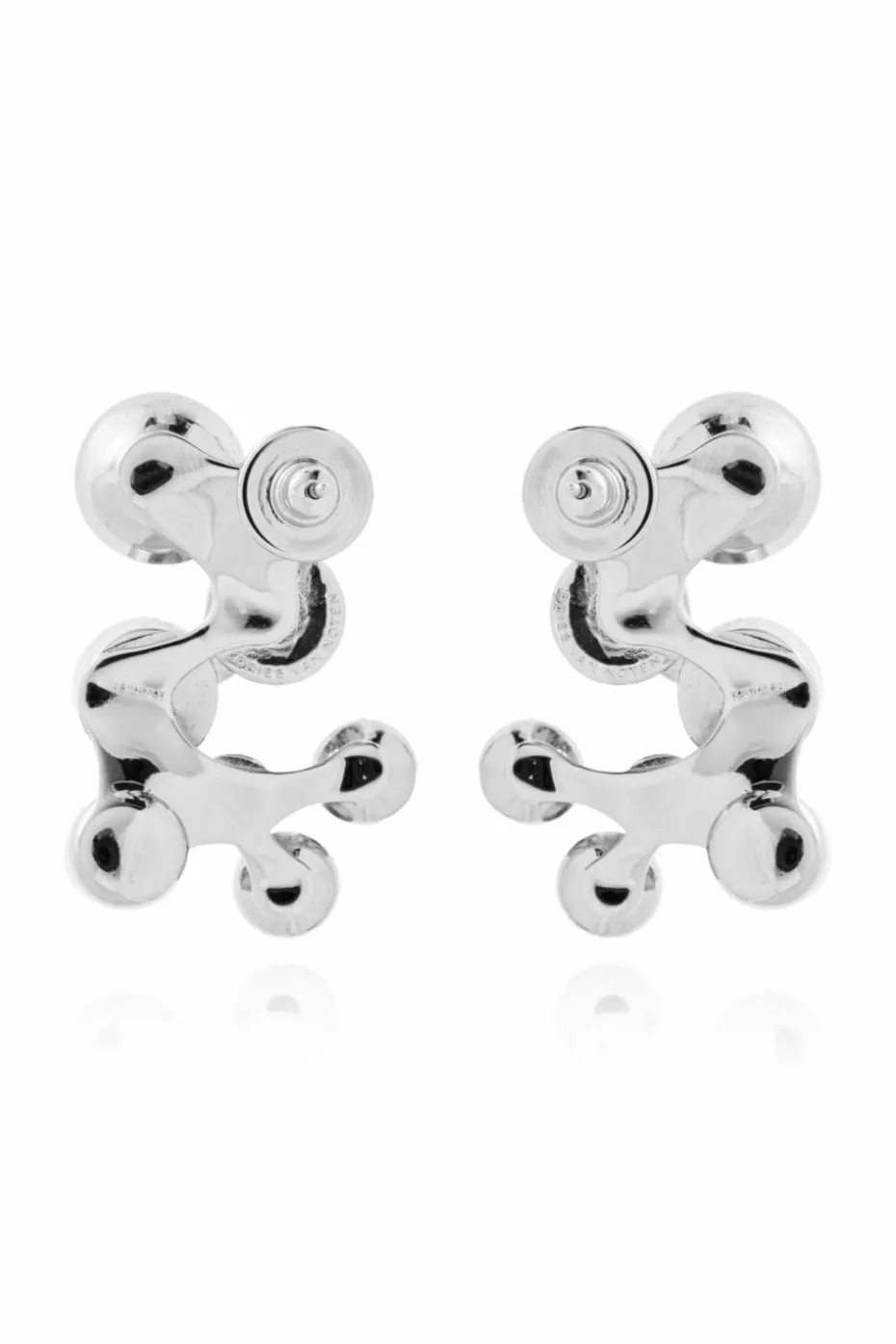 Dries Van Noten SILVER Earrings with shimmering crystals