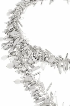 Dries Van Noten SILVER Necklace with appliqués
