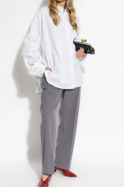 Dries Van Noten WHITE Shirt with striped pattern