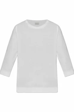 Dries Van Noten WHITE Top with round neckline