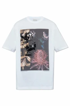 Dries Van Noten WHITE T-shirt with print